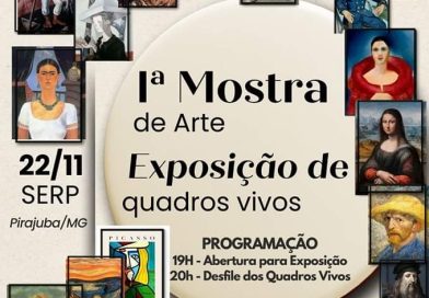 Pirajuba recebe hoje a Exposição de Quadros Vivos com releituras de obras famosas