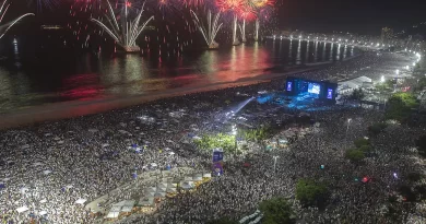 Réveillon de Copacabana receberá seis navios de cruzeiro e 300 barcos